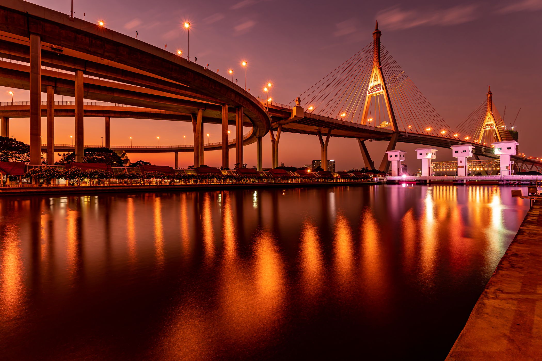 Bhumibol Bridge, Thailand