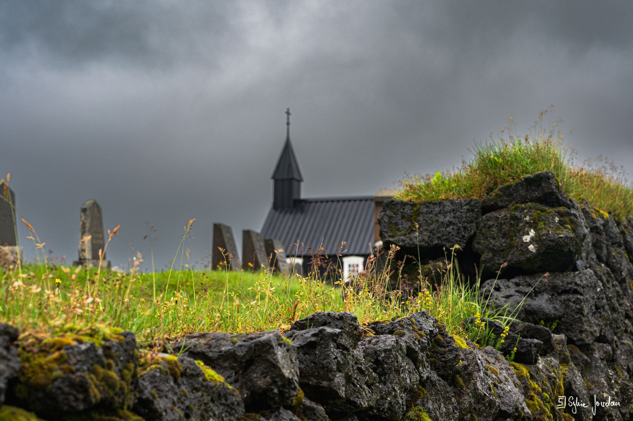 View of Búðakirkja, Snæfellsnes Peninsula, Iceland