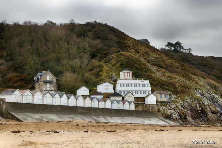 Carolles, the beach