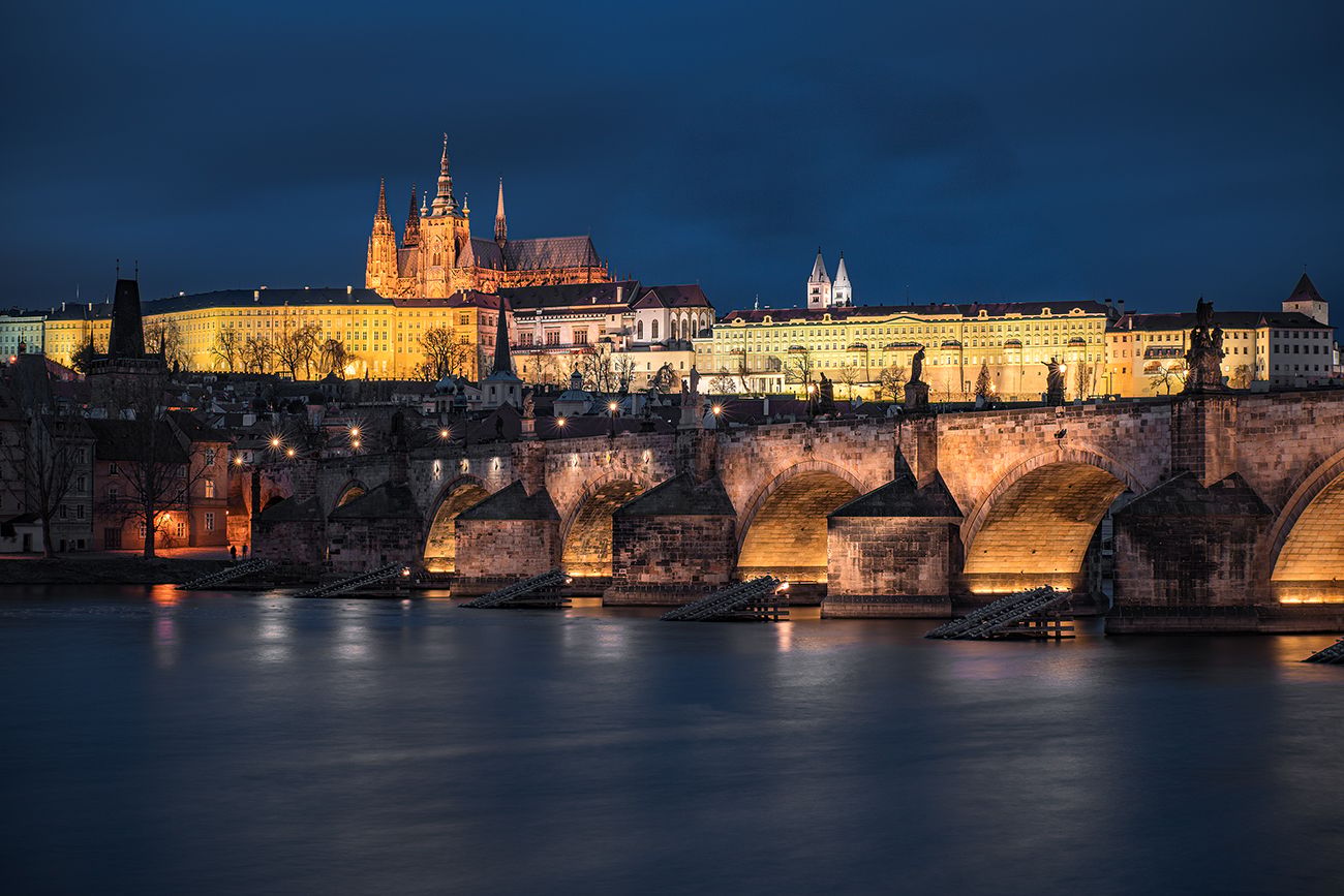 Charles Bridge and Prague Castle, Prague, Czech Republic
