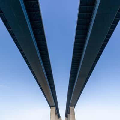 The Holtenauer Hochbridge, Kiel, Germany