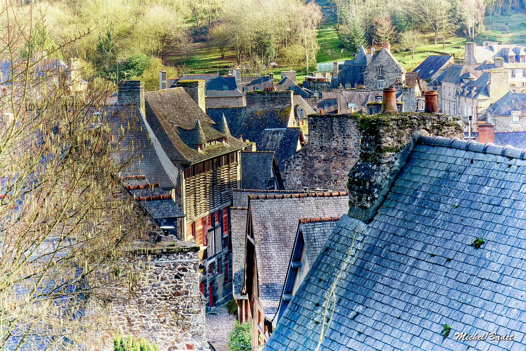 Dinan, Jerzual street, France