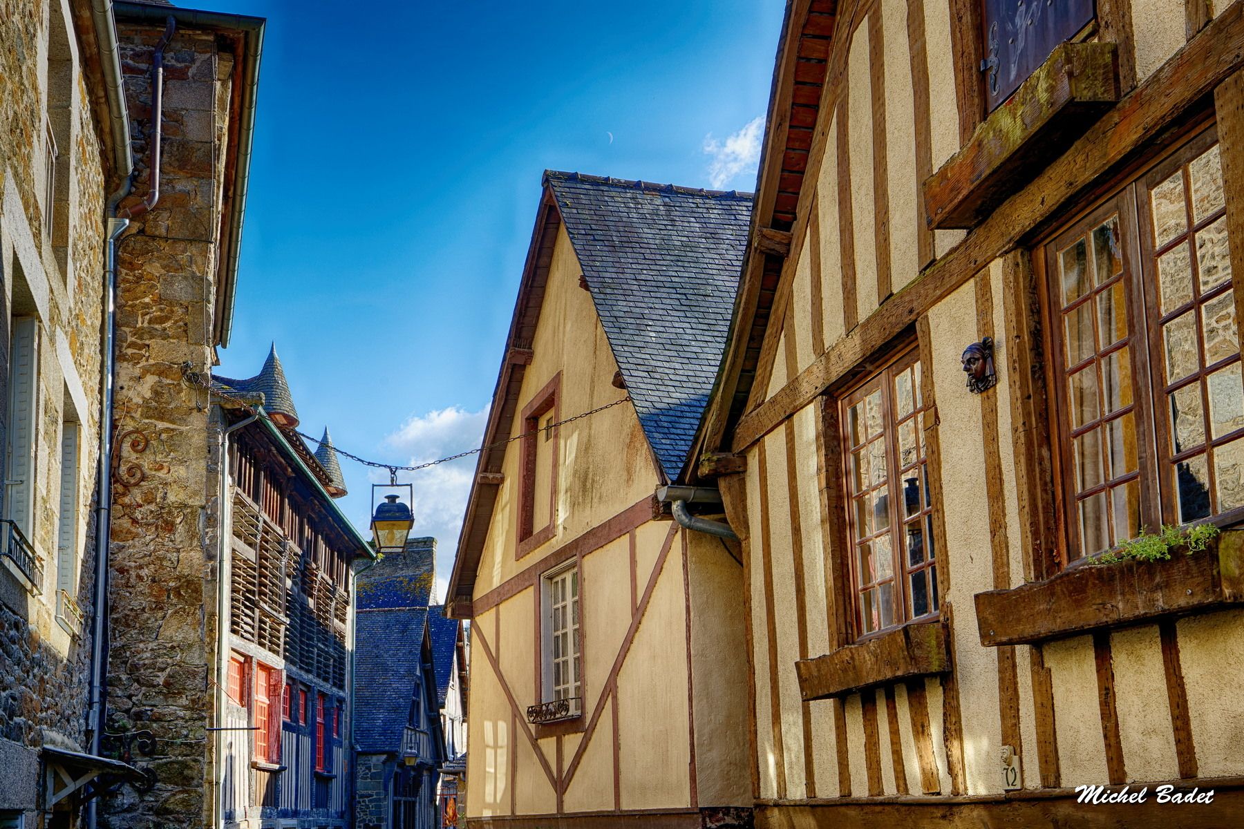 Dinan, Jerzual street, France