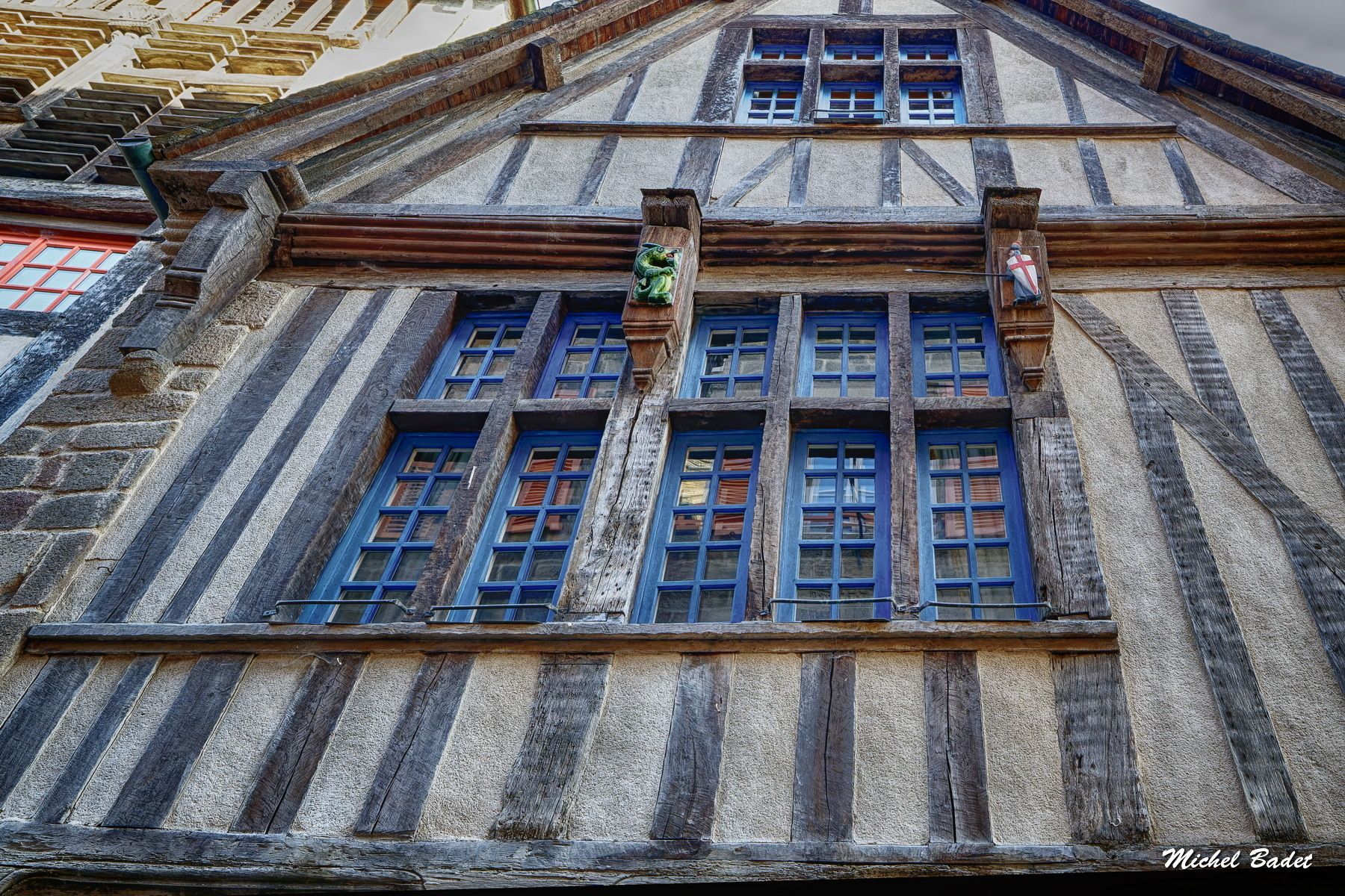 Dinan, Jerzual street, France