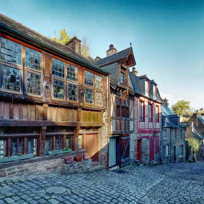 Dinan, Jerzual street, France