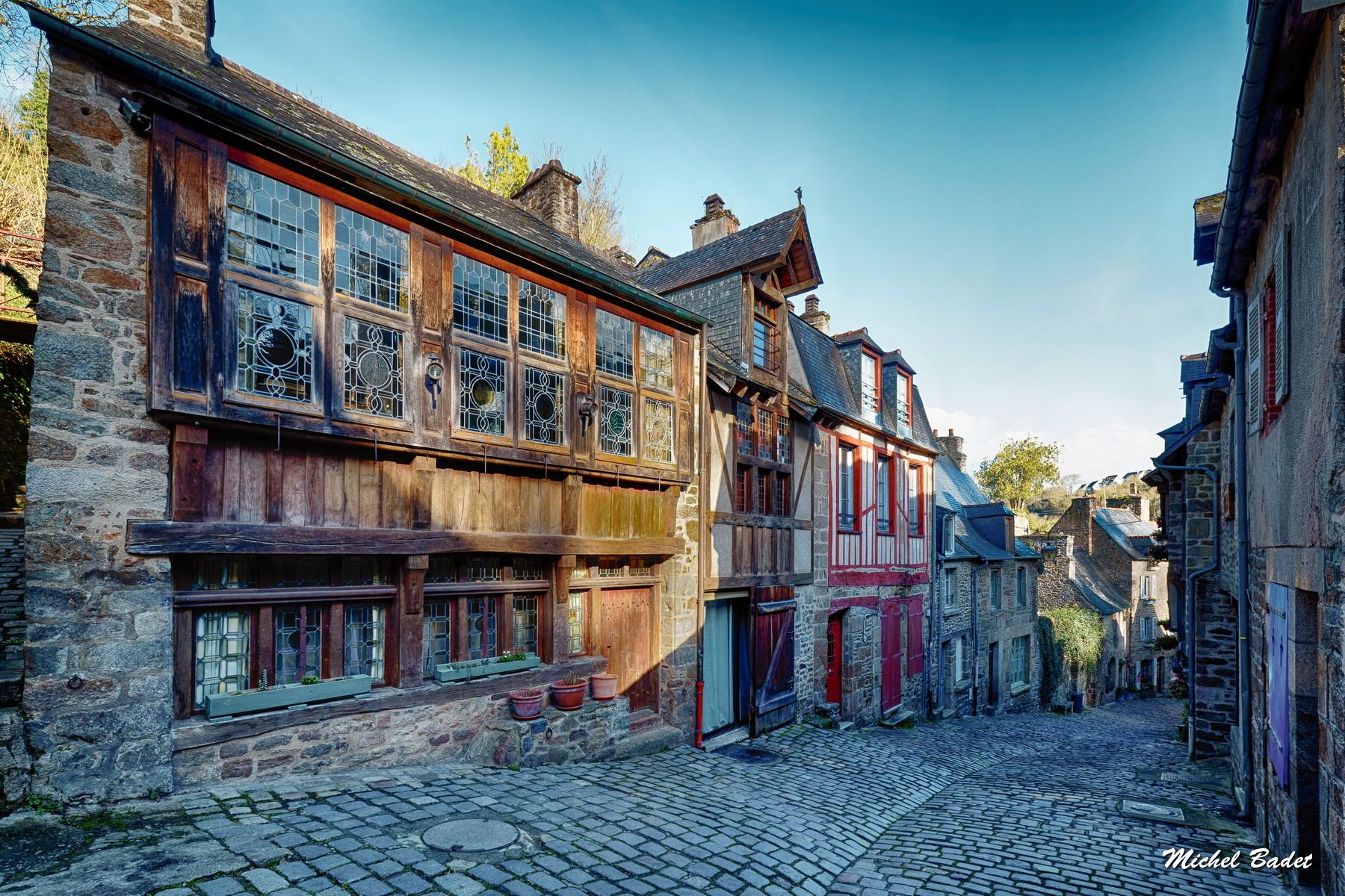 Dinan, Jerzual street, France