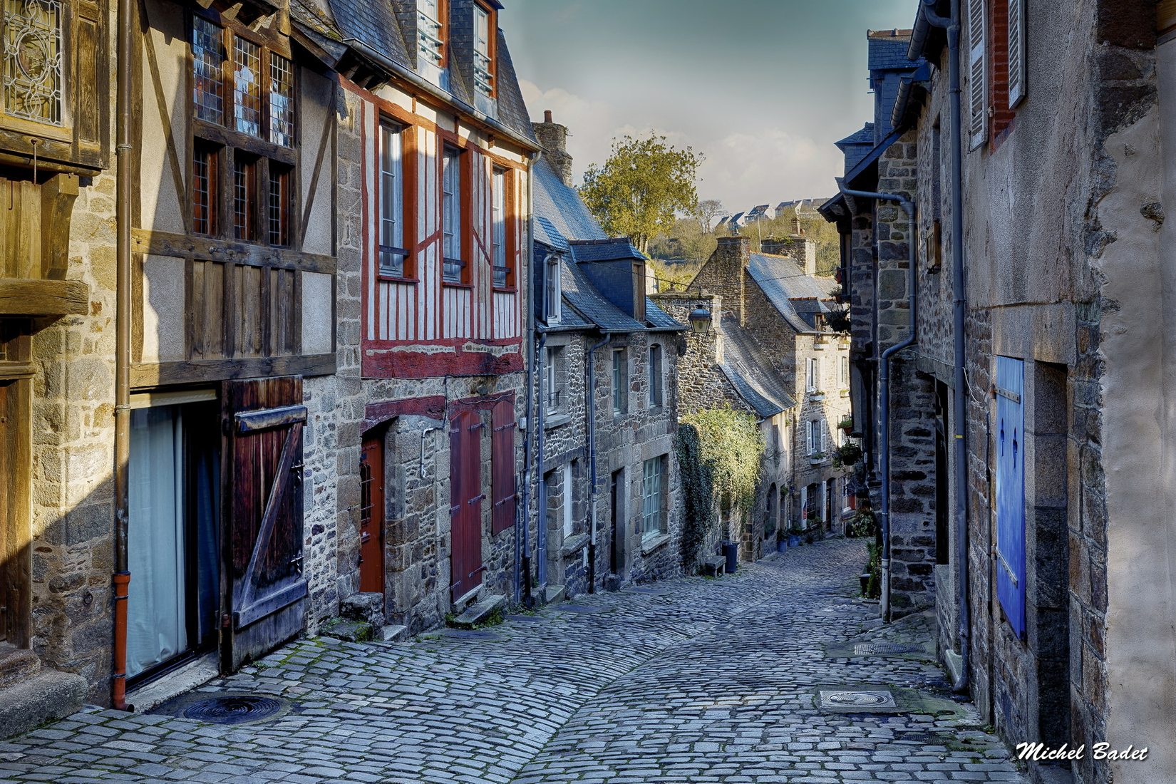 Dinan, Jerzual street, France