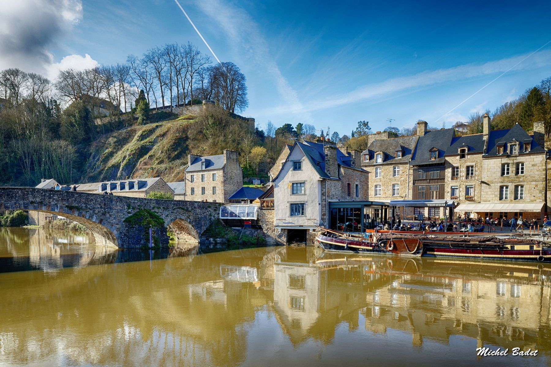 Dinan old bridge, France