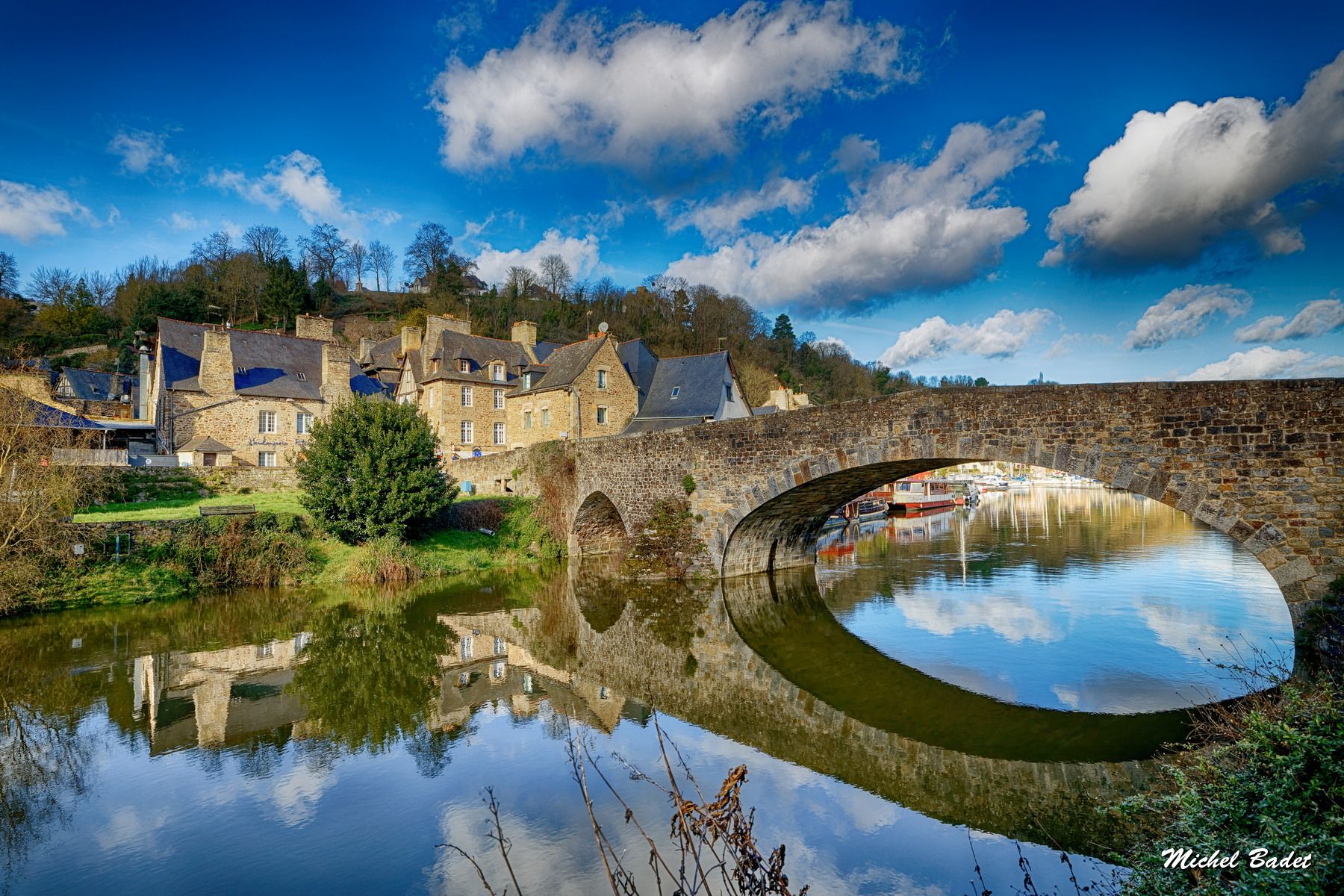 Dinan old bridge, France