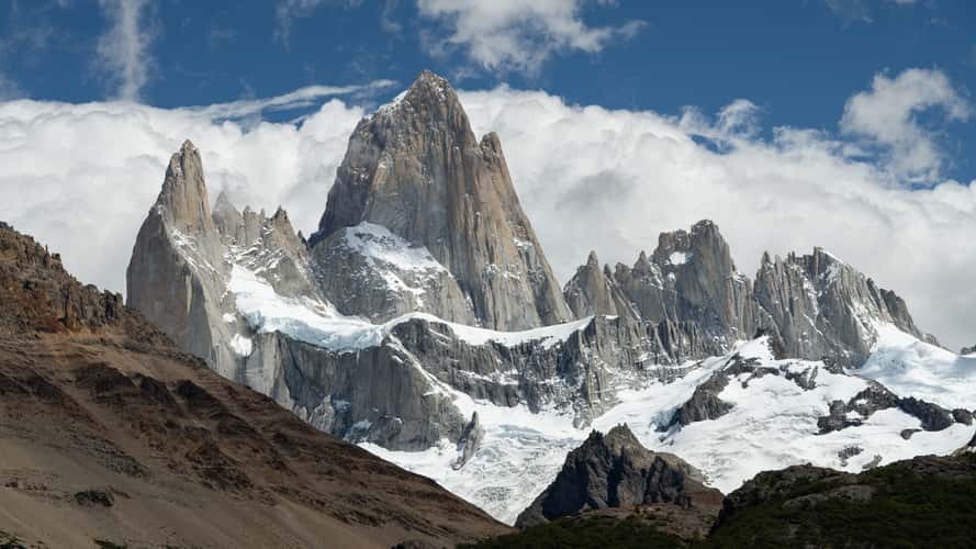 Fitz roy from Capri lagoon