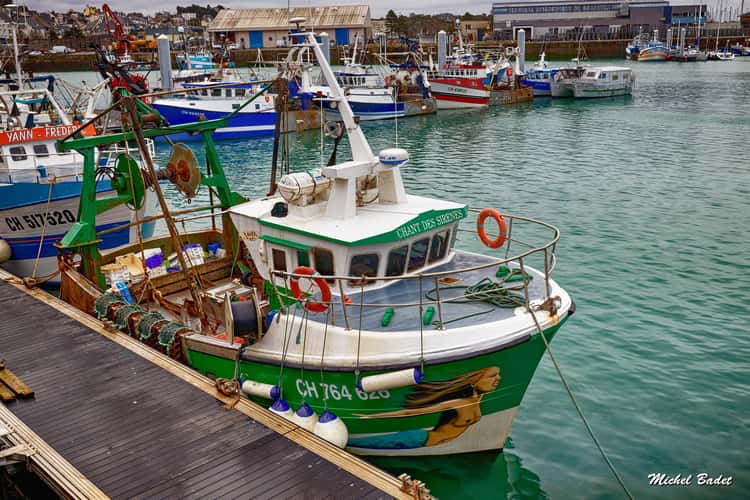 Granville, fishing harbour