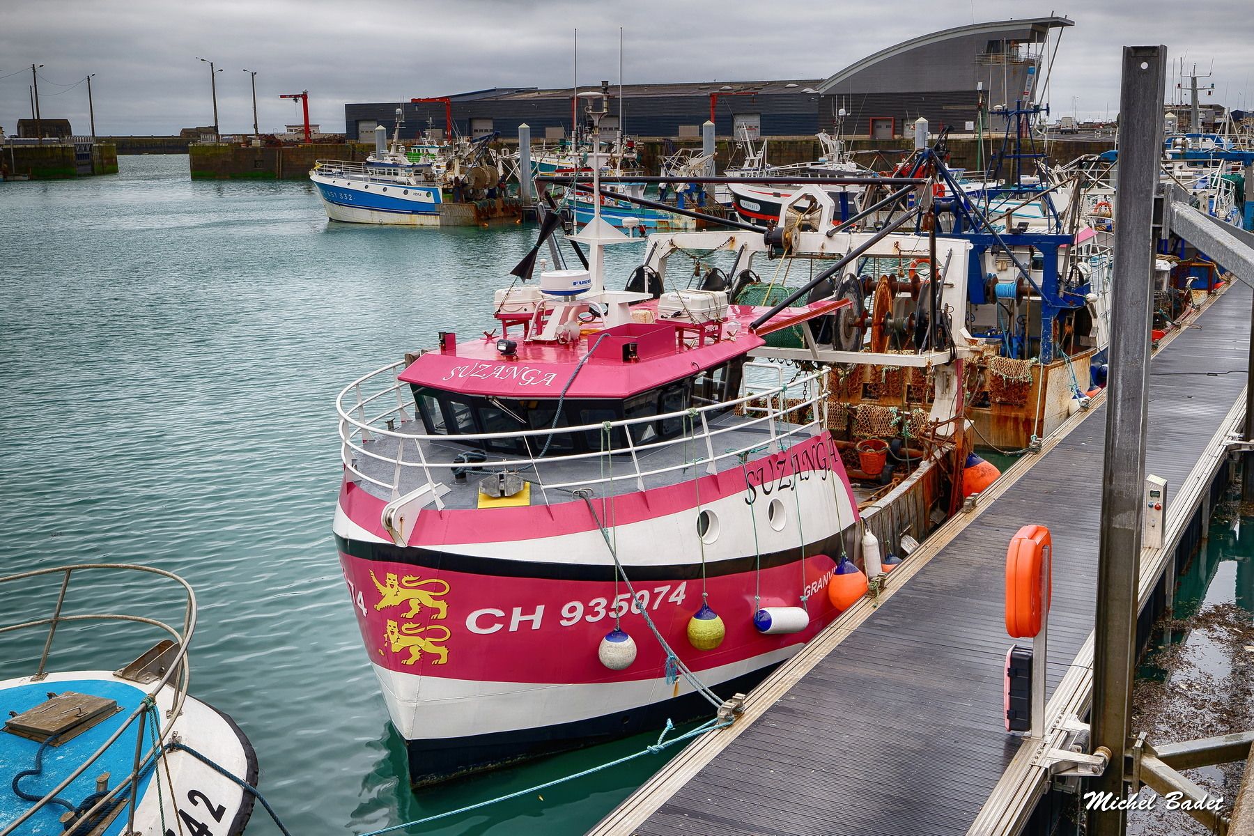 Granville, fishing harbour, France