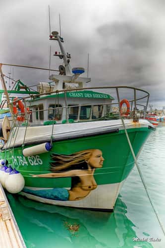 Granville, fishing harbour