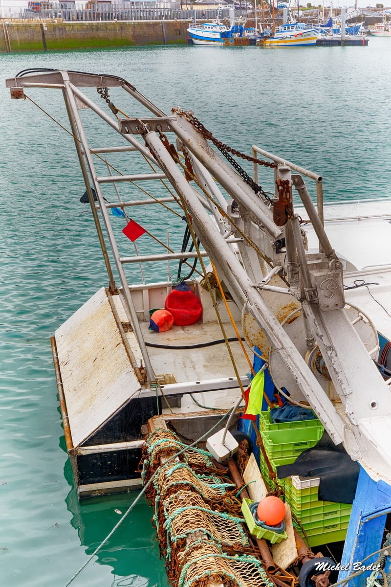 Granville, fishing harbour, France
