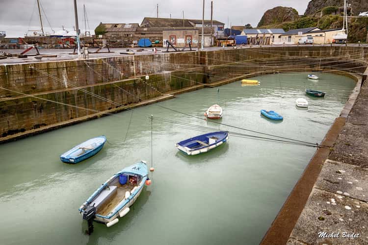Granville harbour, the dock of radoub