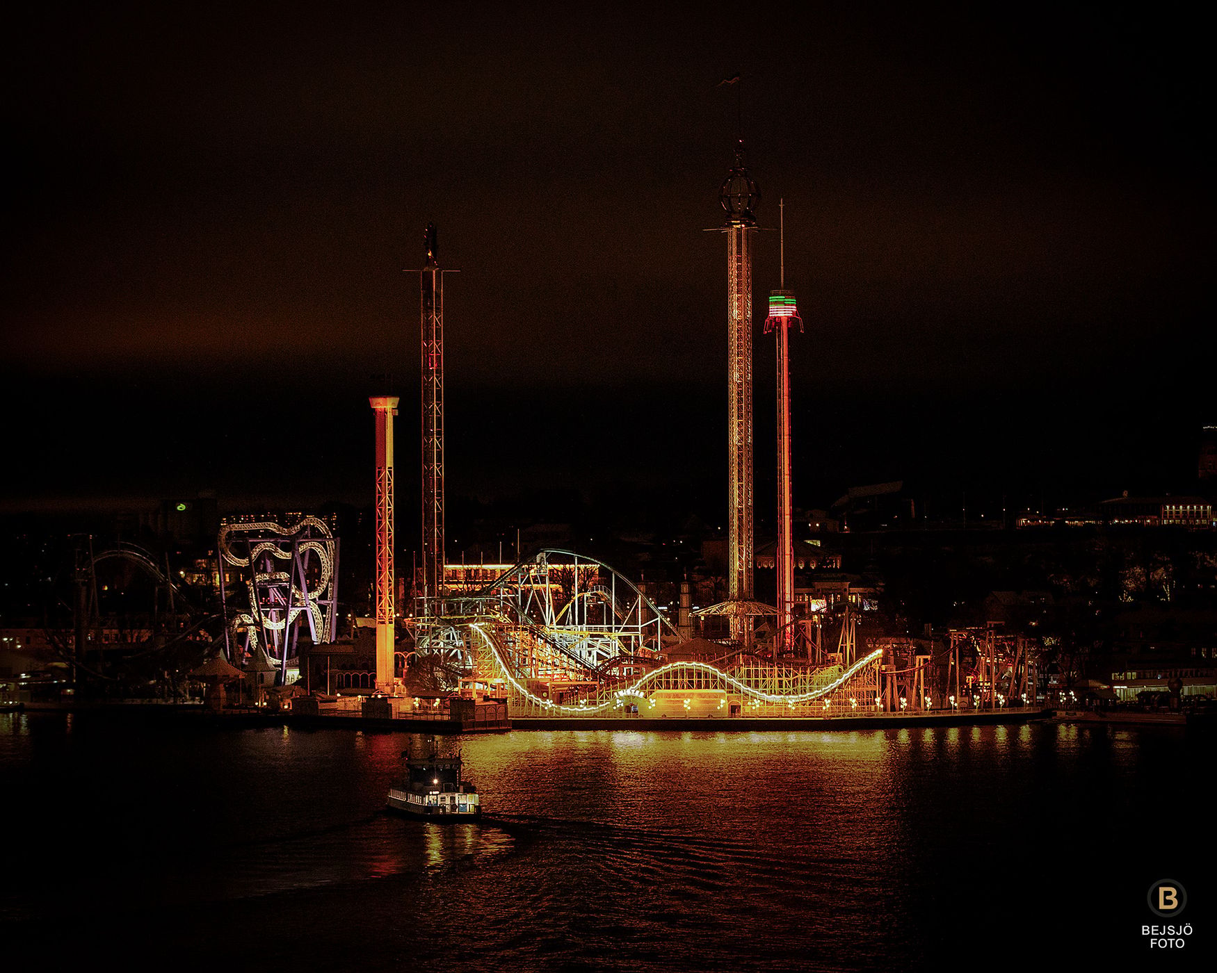 Gröna Lund from Fjällgatan, Stockholm, Sweden