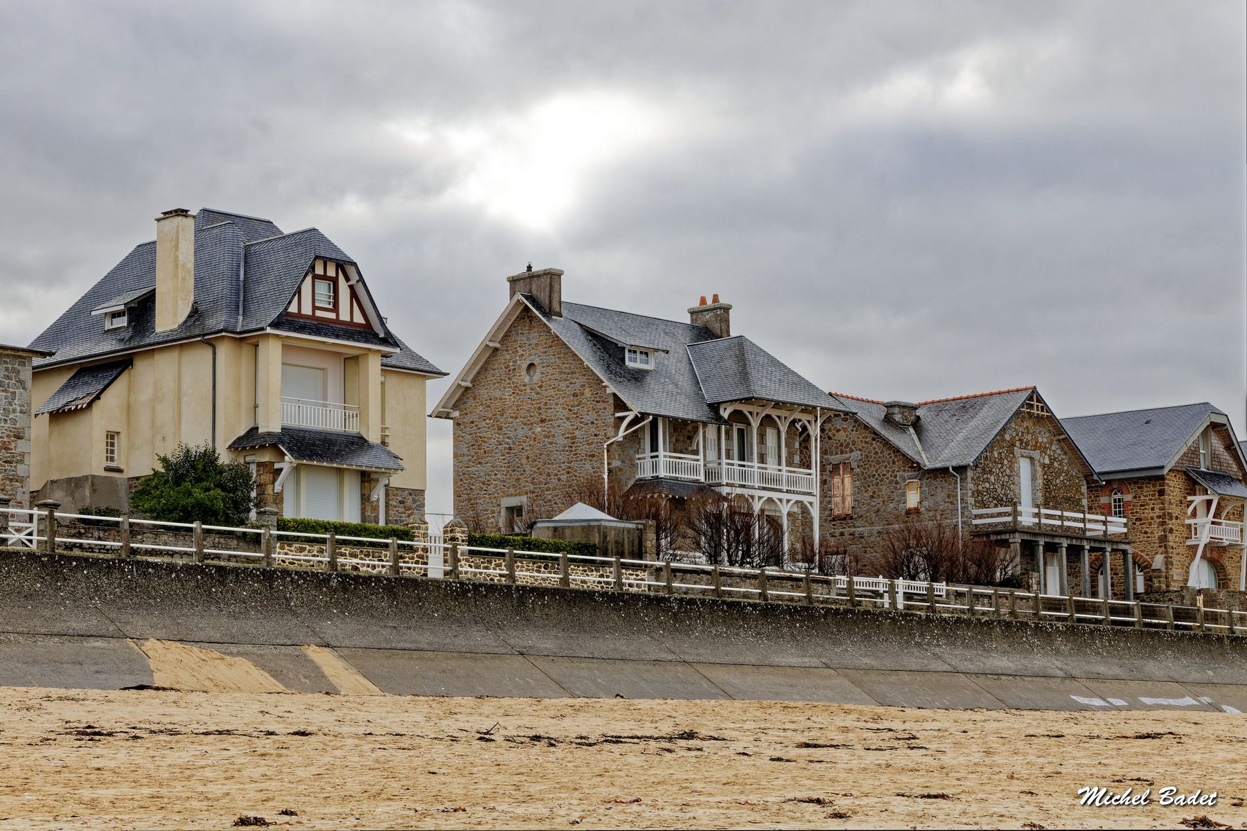 Jullouville, the beach, France
