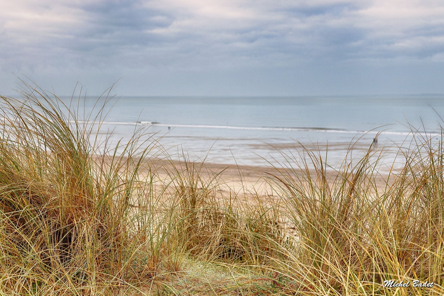Jullouville, the beach, France