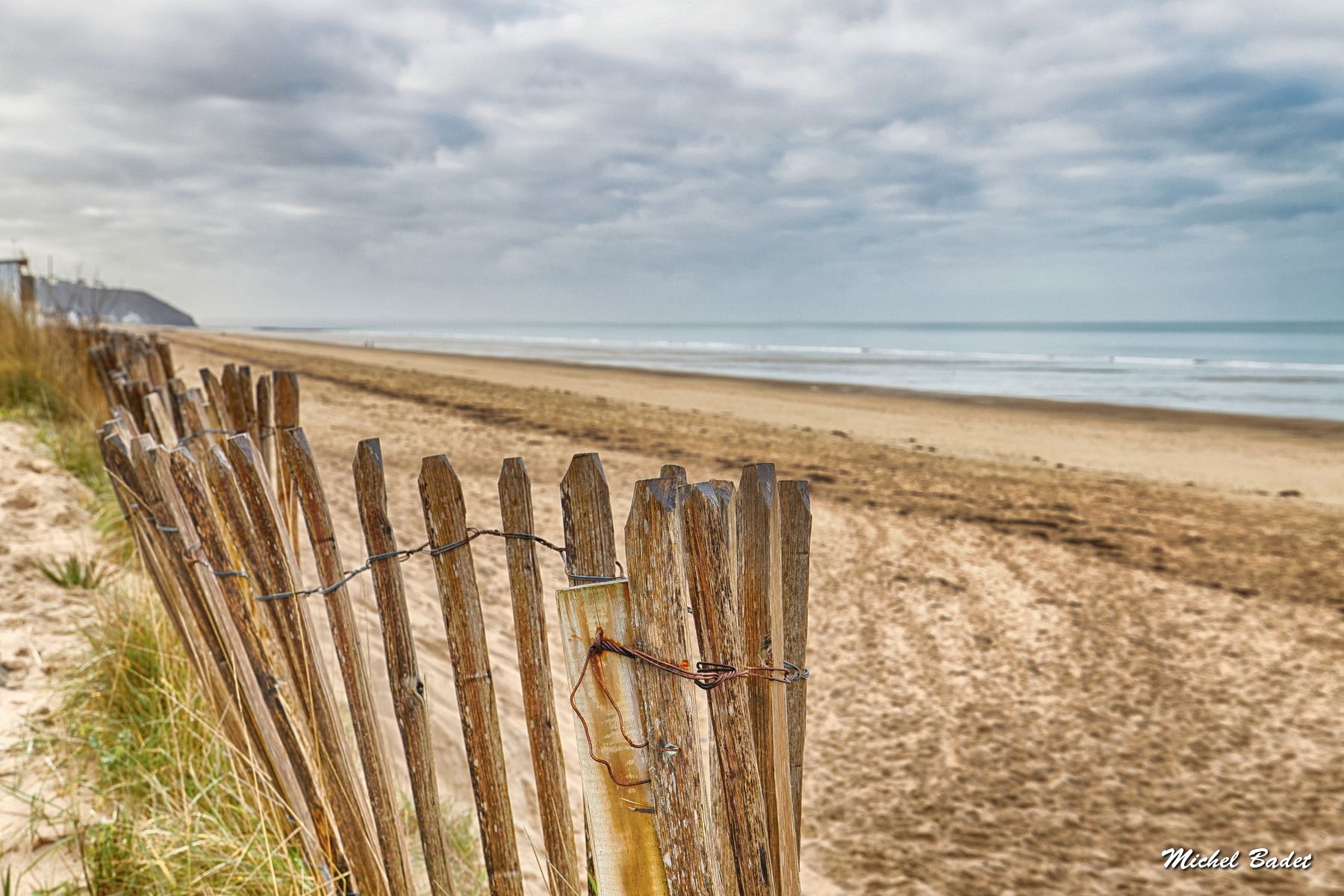 Jullouville, the beach, France