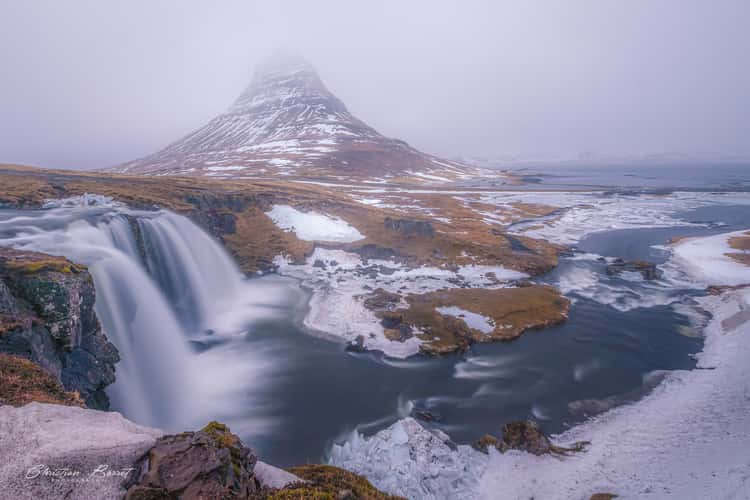 Kirkjufell Waterfall with Kirkjufell