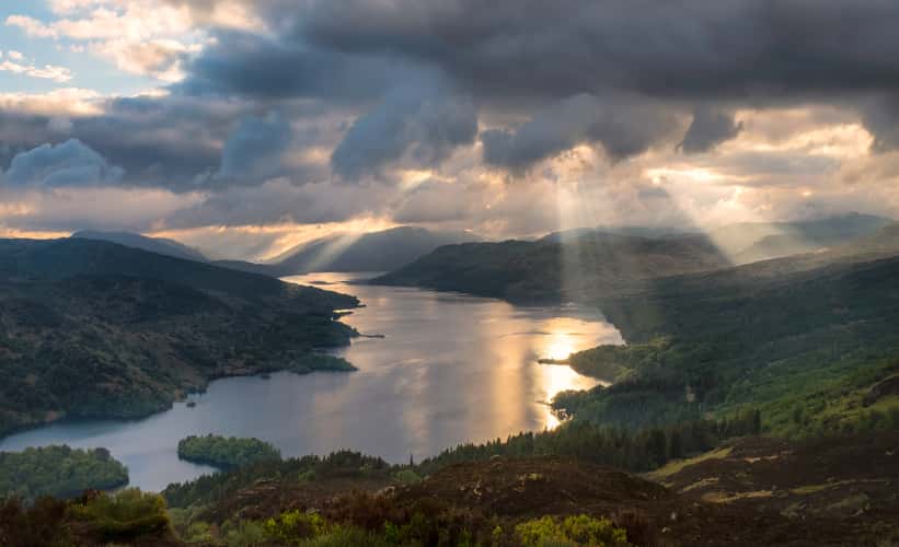 Loch Katrine taken from Ben A'an