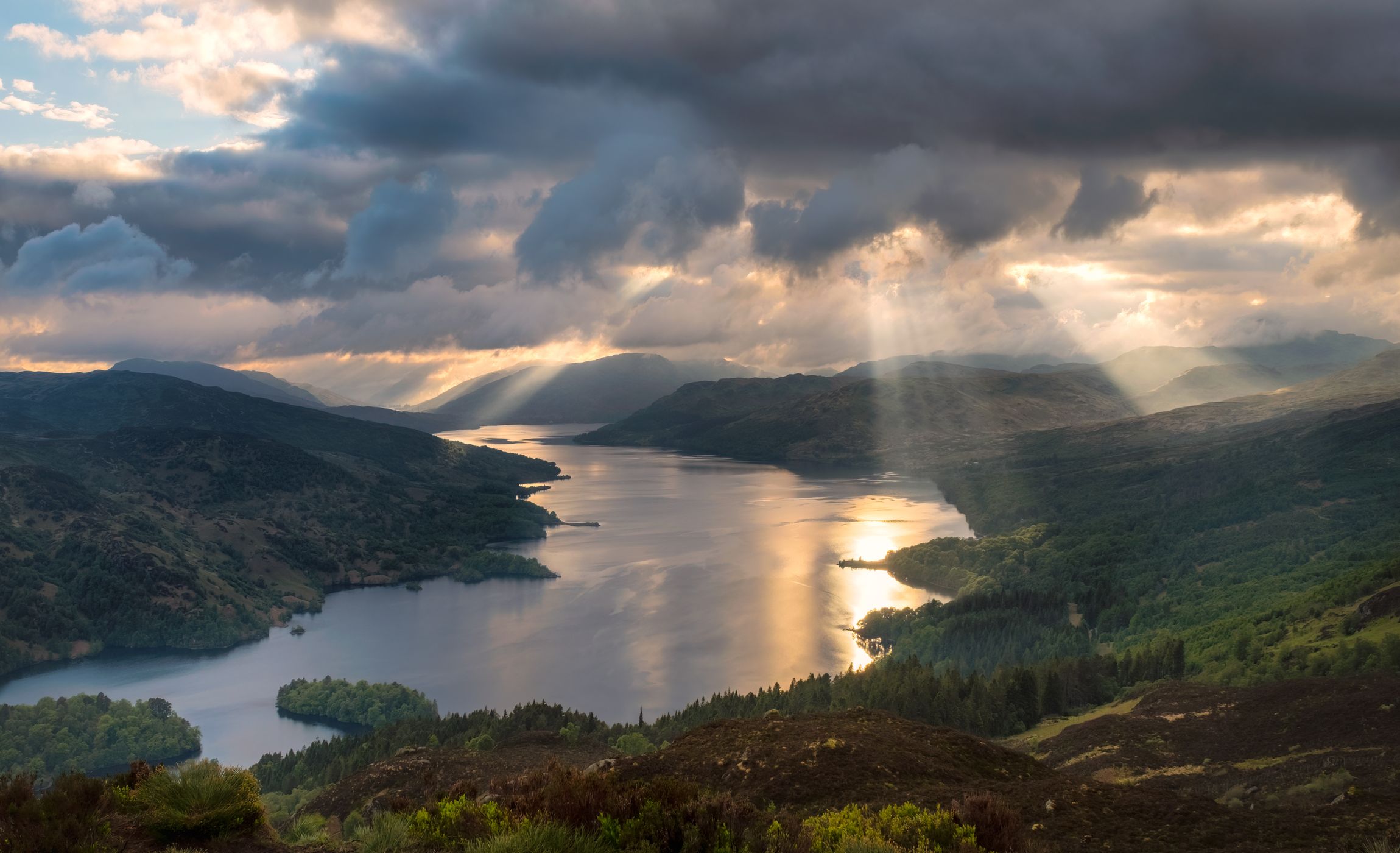 Loch Katrine taken from Ben A'an, United Kingdom