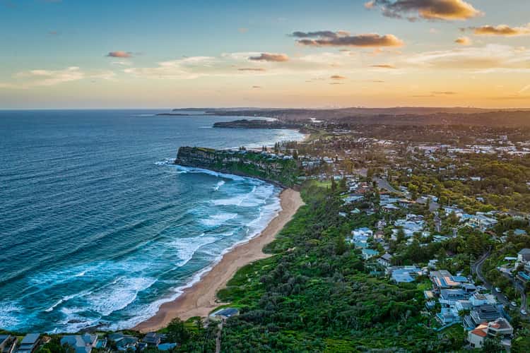 Looking South Bungan Beach, Northern Beaches, Sydney, NSW