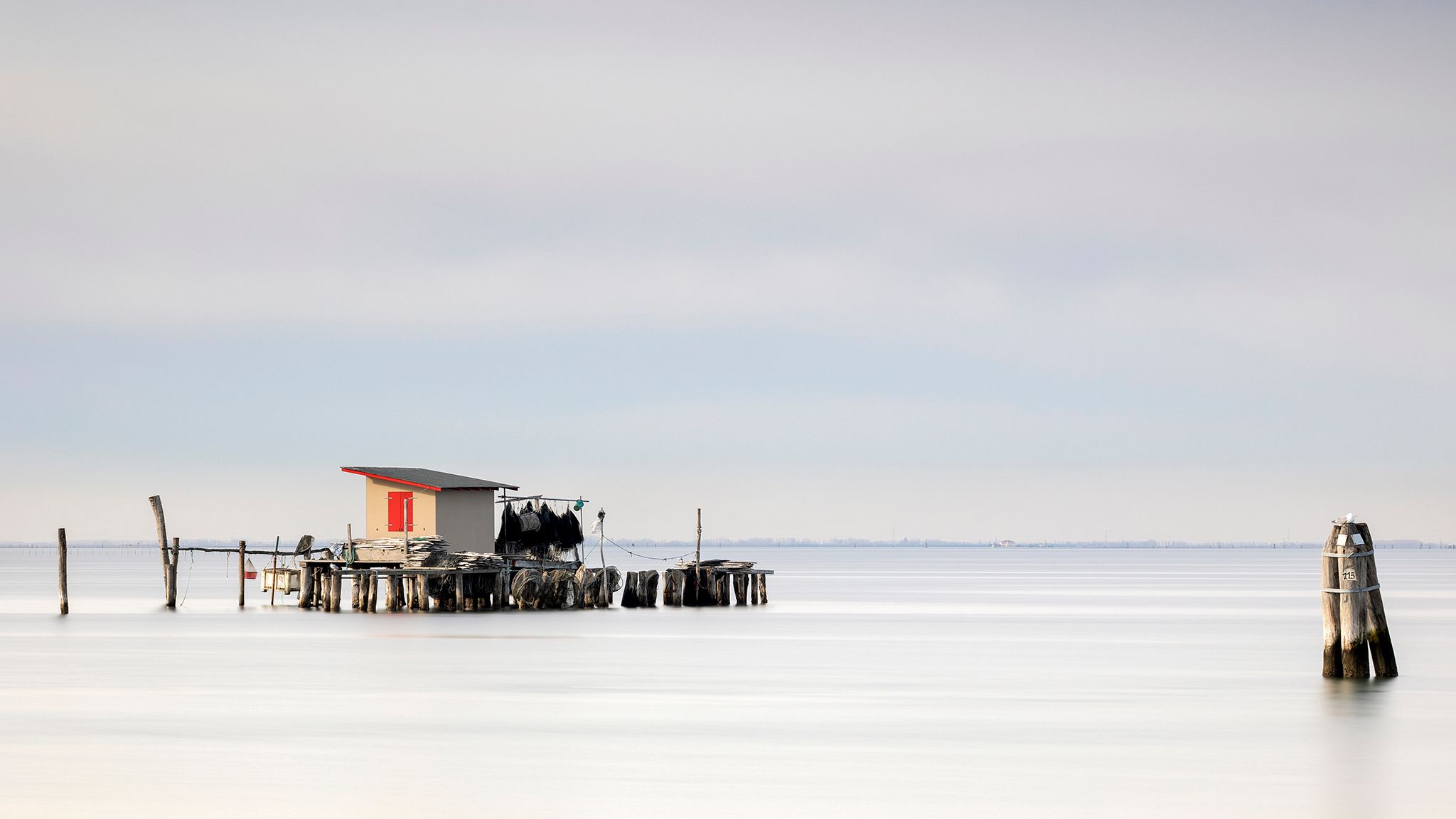 Minimalist Venice Lagoon, Italy