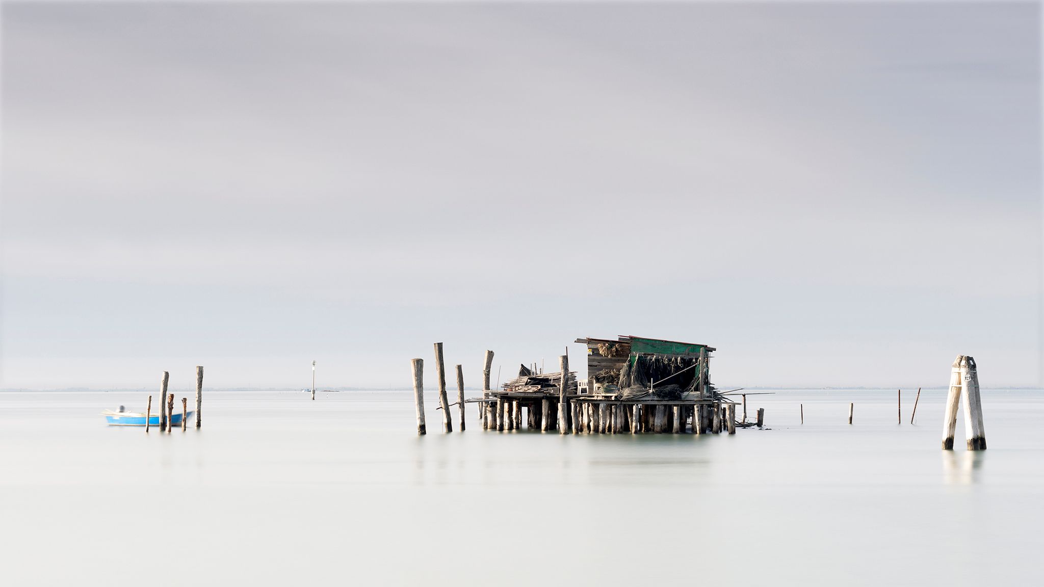Minimalist Venice Lagoon, Italy