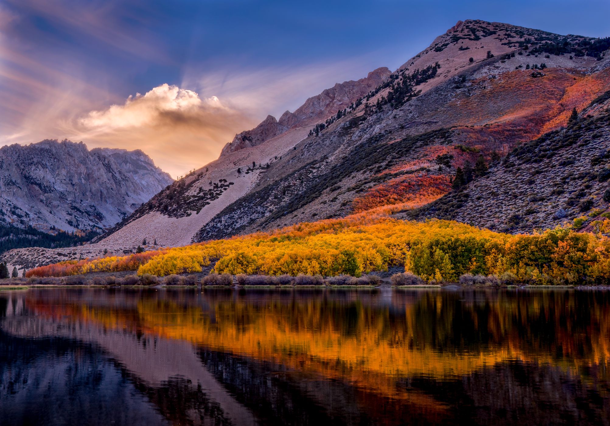 North Lake In Autumn, USA