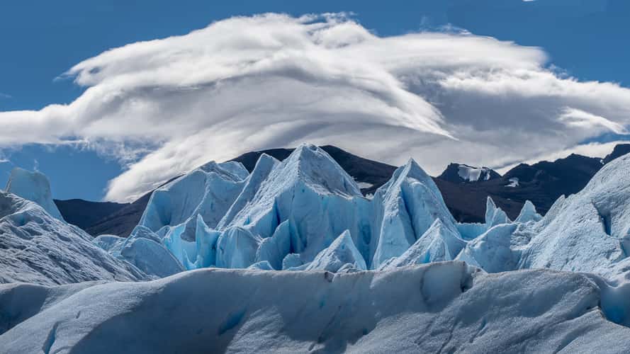 On the glacier