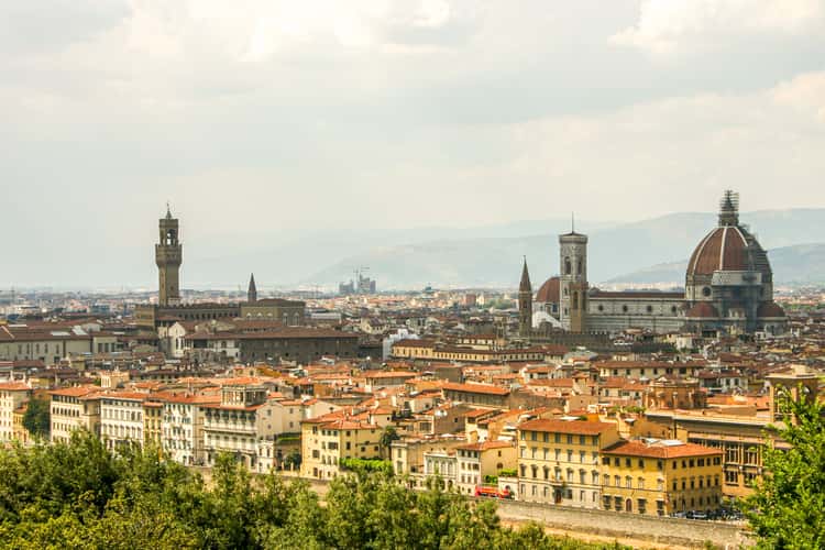 Panoramic View of Florence from Piazzale Michelangelo