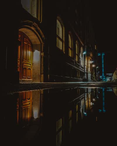 Reflection shot in Aalborg, Denmark
