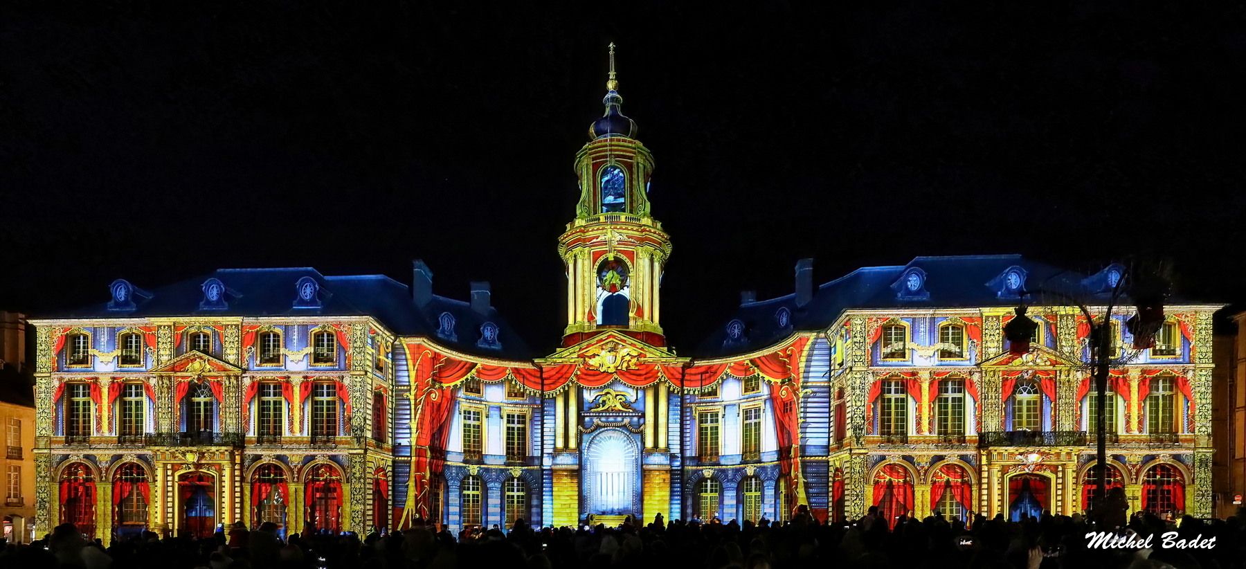 Rennes, the town hall, France