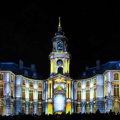 Rennes, the town hall, France