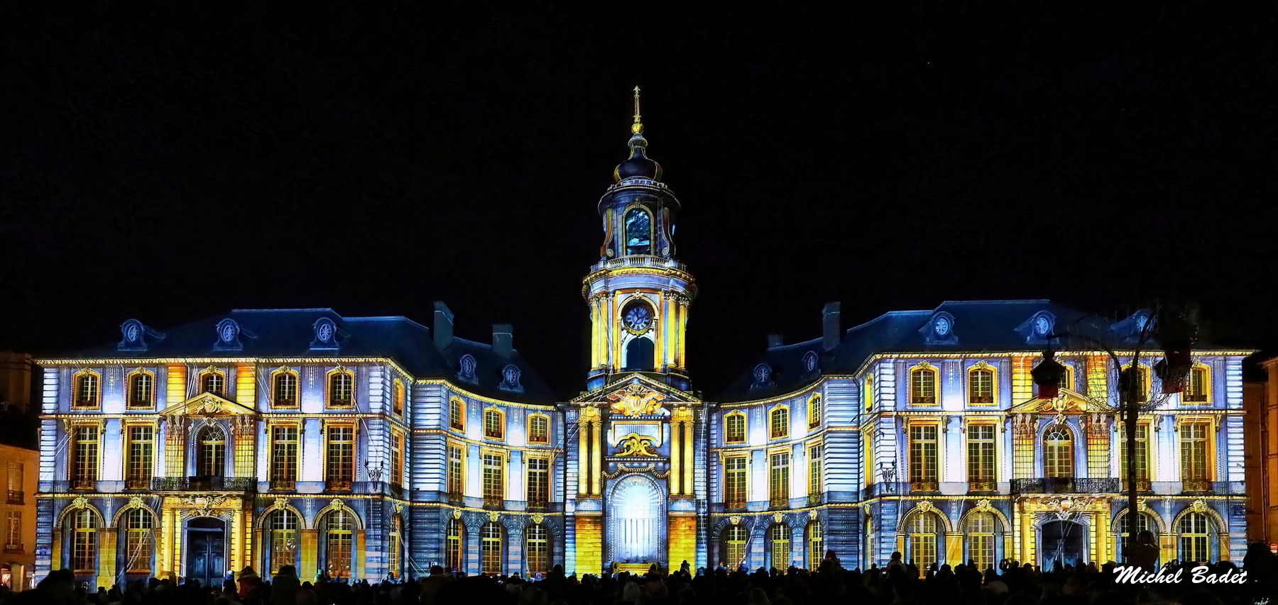 Rennes, the town hall, France