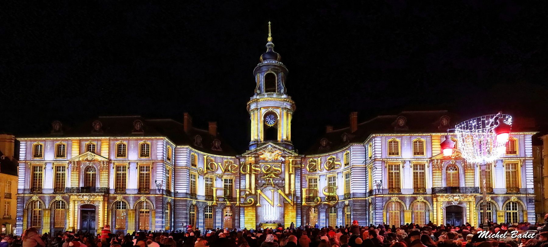 Rennes, the town hall, France