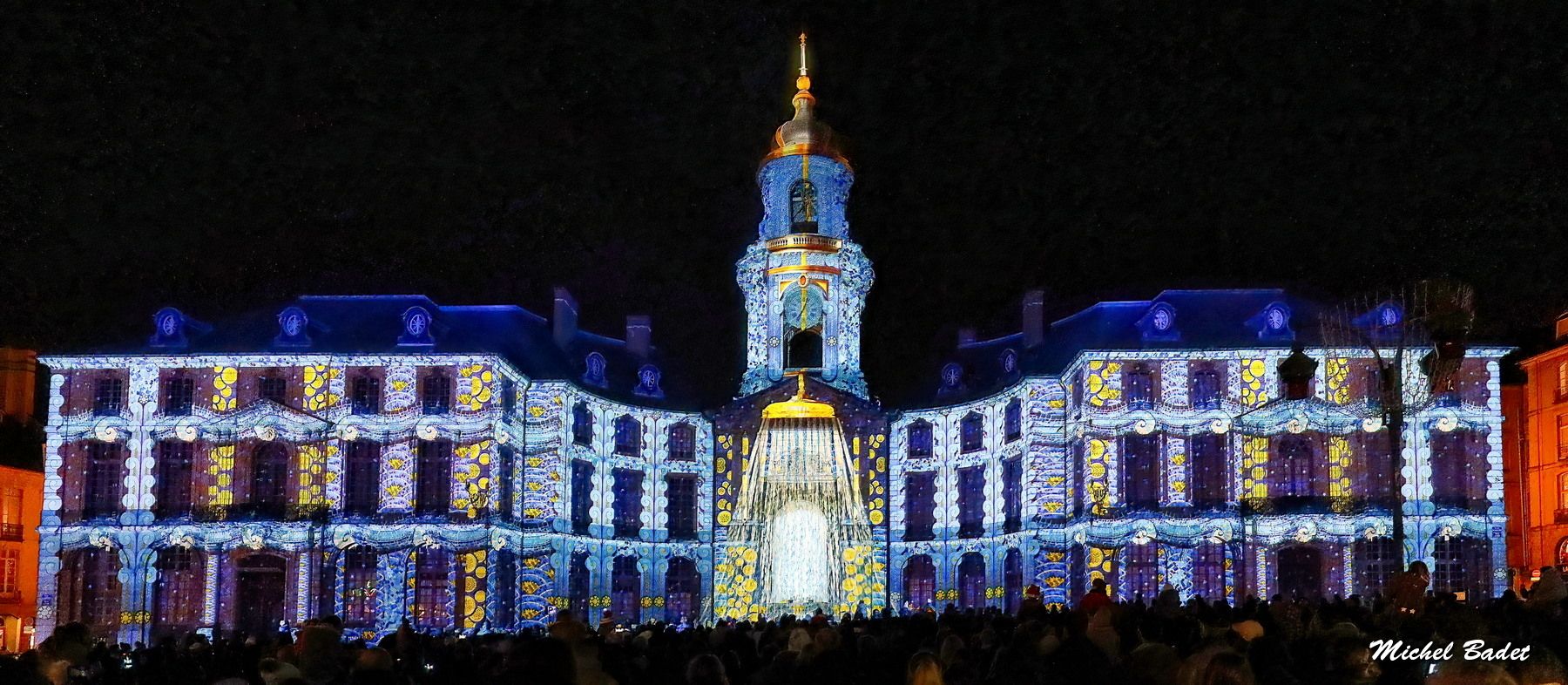 Rennes, the town hall, France
