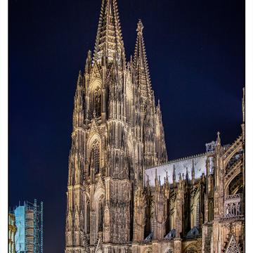 Roncalliplatz toward Cologne Cathedral, Germany