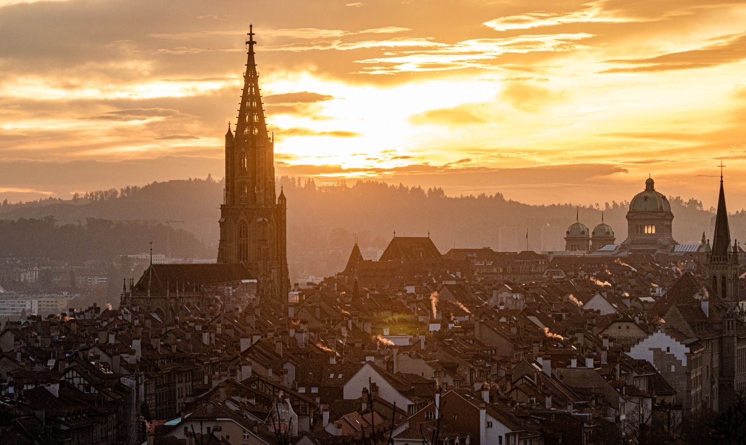  View over the Old Town of Bern, Switzerland