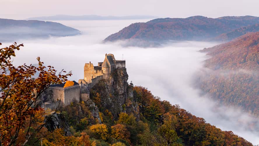 Aggstein Castle from Druidentürme