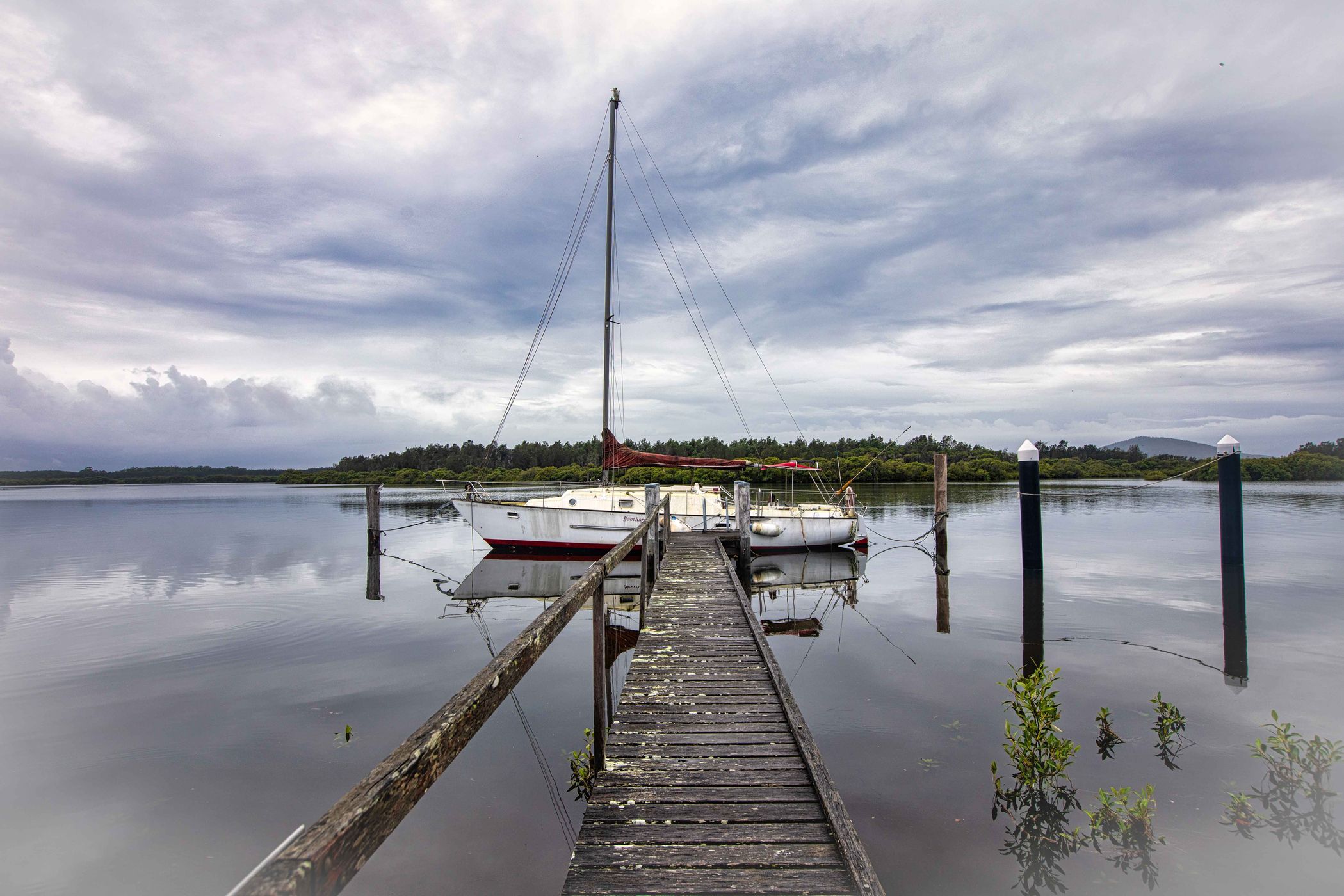 Sail Boat Tea Gardens, North Coast, New South Wales, Australia
