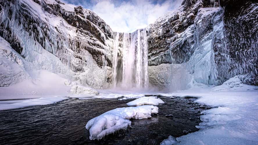Skógafoss Waterfall