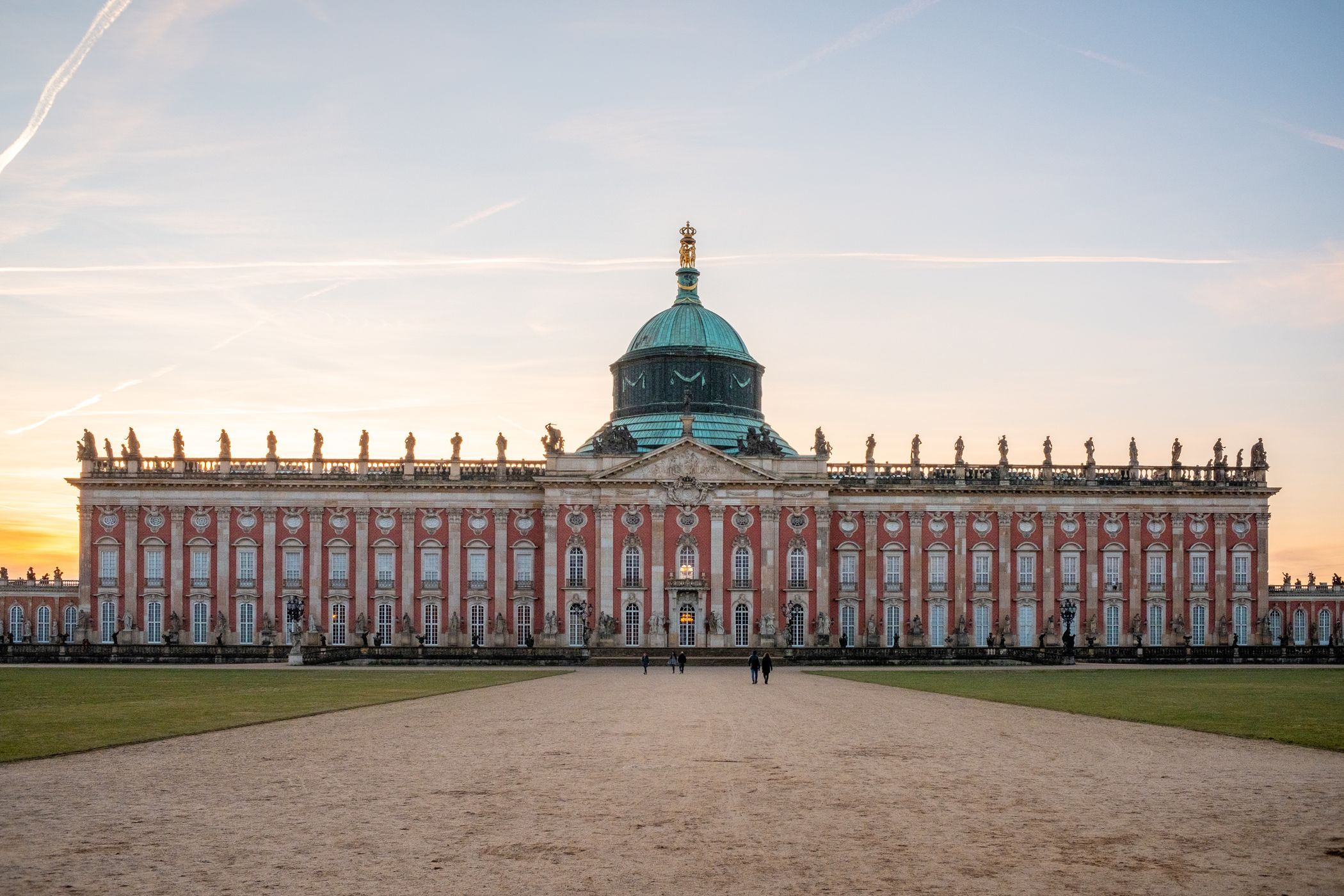 Sunrise at the new Palais, Germany