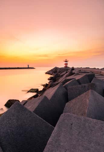 Sunset on the Scheveningen Pier