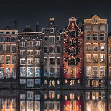 The Dancing Houses, Amsterdam, Netherlands