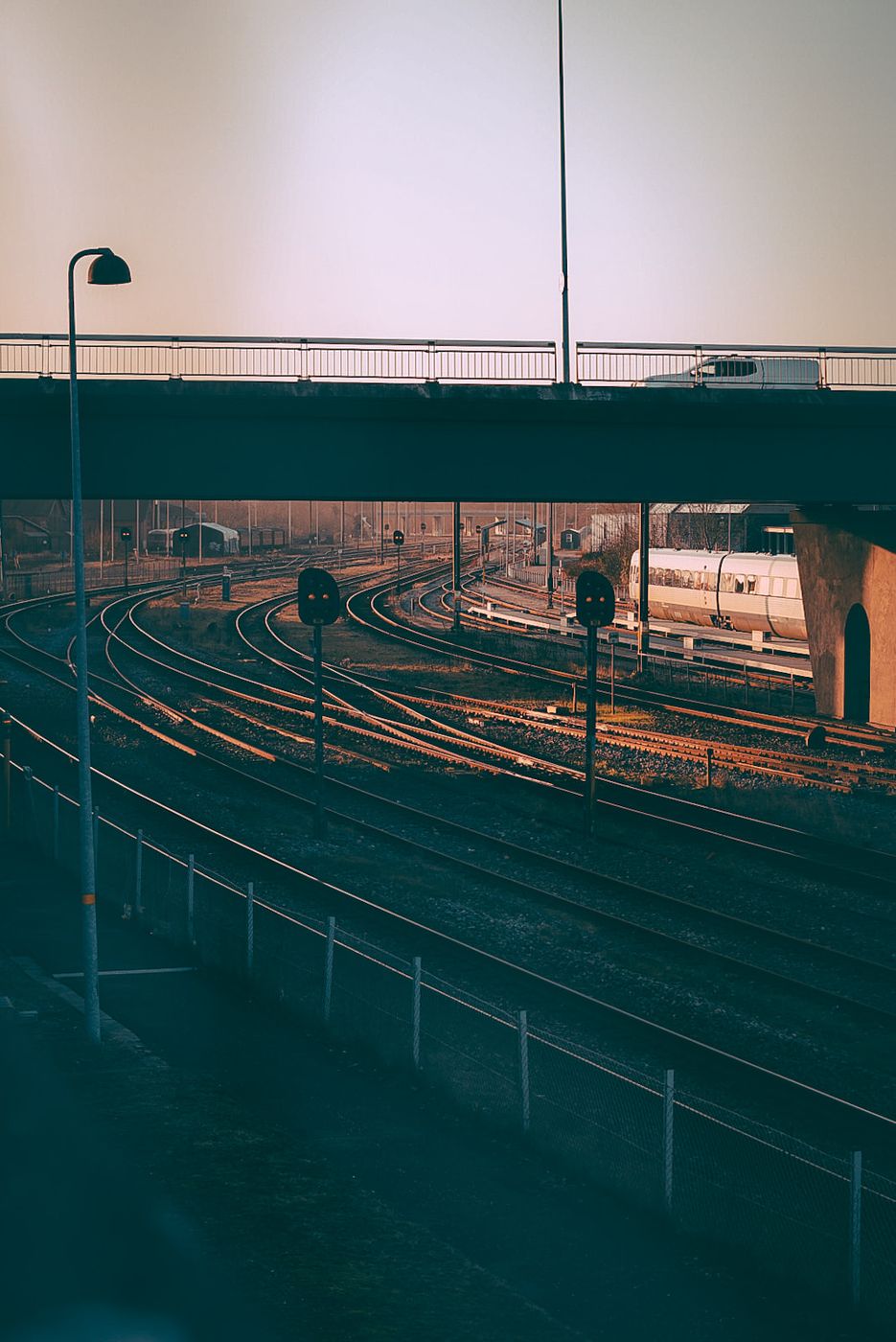 Trains in Aalborg, Denmark