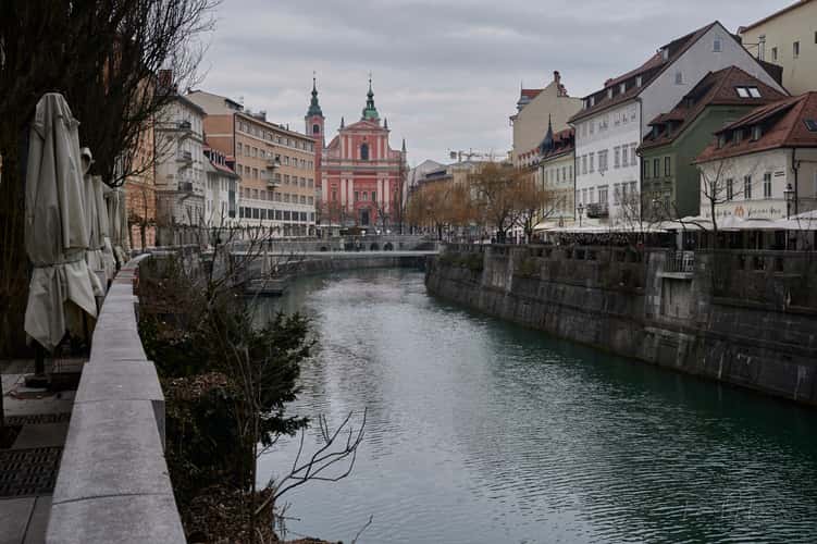 Triple Bridge and Preseren Square