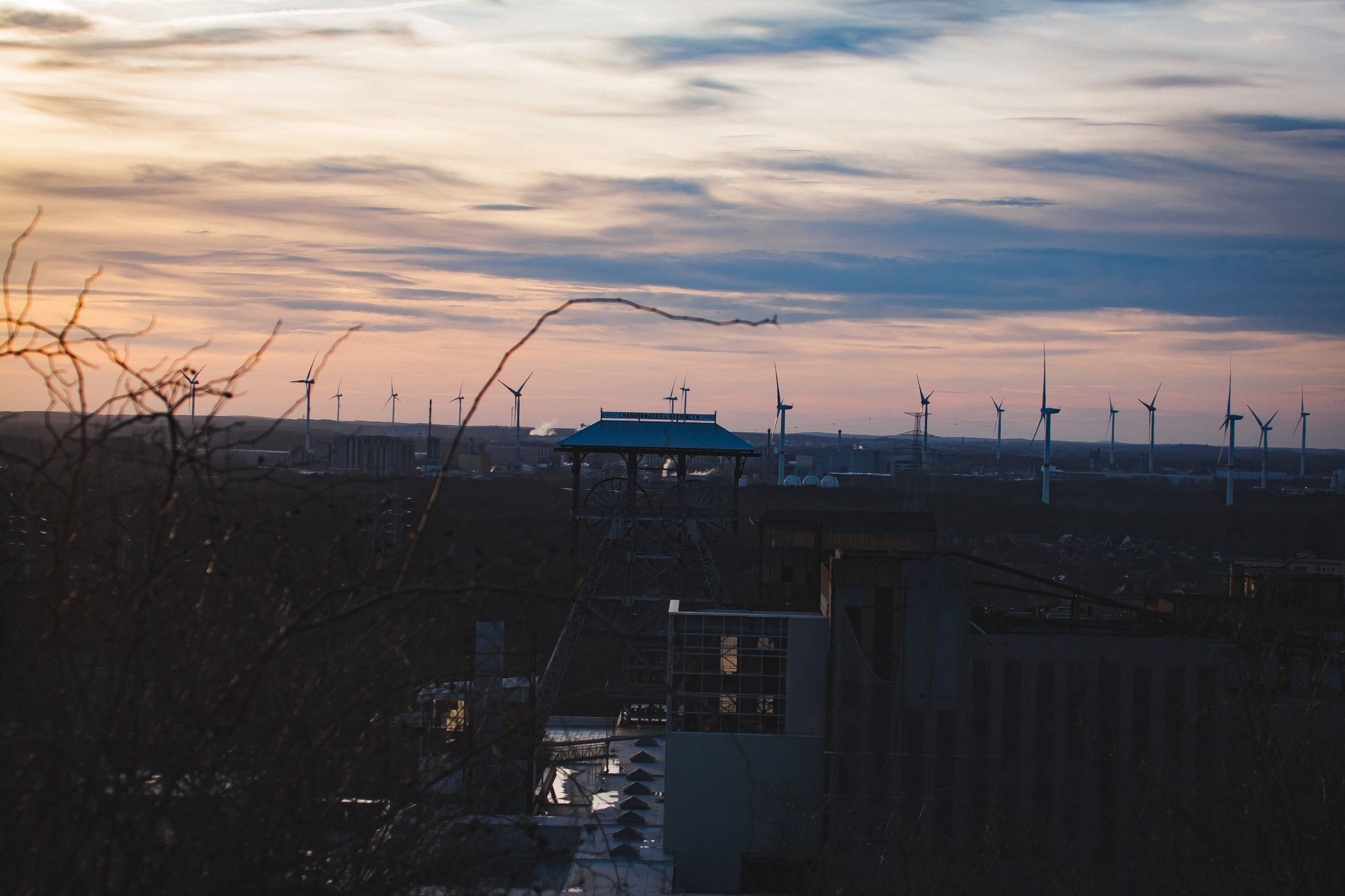 View over Be-MINE mining site, Belgium