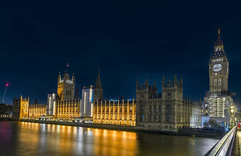 Big Ben from Westminster Bridge, London